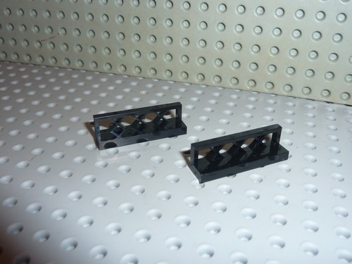 Lego black fence ref 3633 - lego,