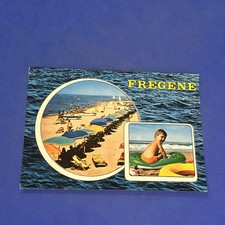 Fregene colori cartolina - fregene,