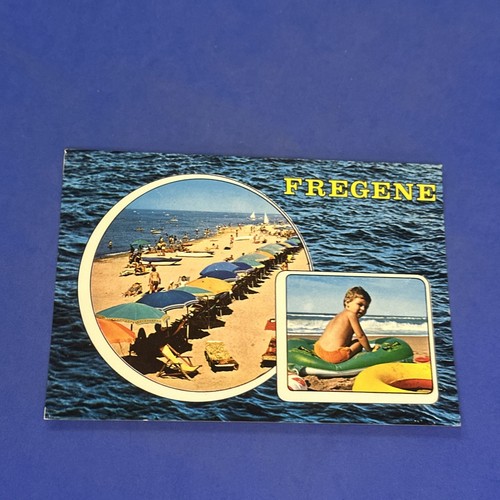 Fregene colori cartolina - -,