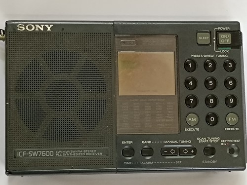 Sony icf 7600 radio onde - icf, sw