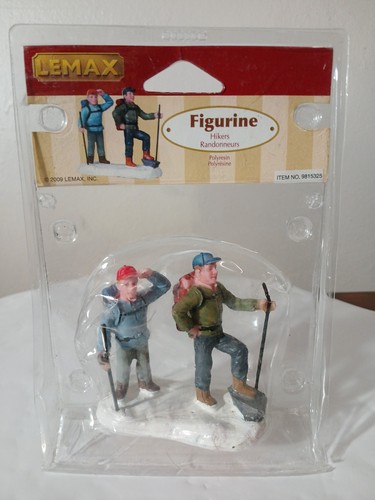 Lemax village figures hikers - figures,