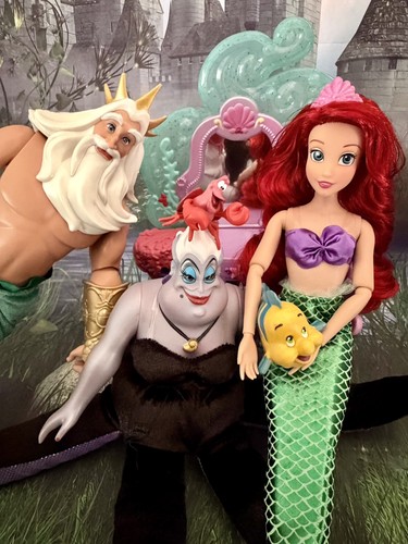 Lotto bambole sirenetta disney - lotto,