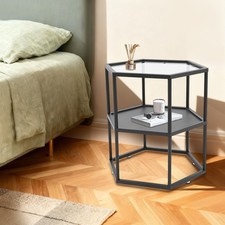 Tavolino da terra esagonale in