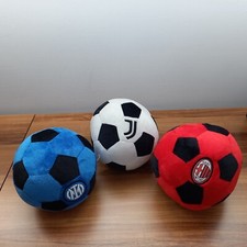 Peluche morbido Palla Juventus/inter/milan 15 cm originale 
