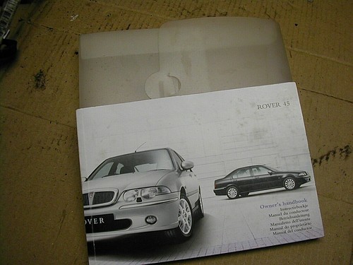 Rover 2003 manuale del - rover,