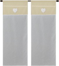 coppia di tendine a vetro da