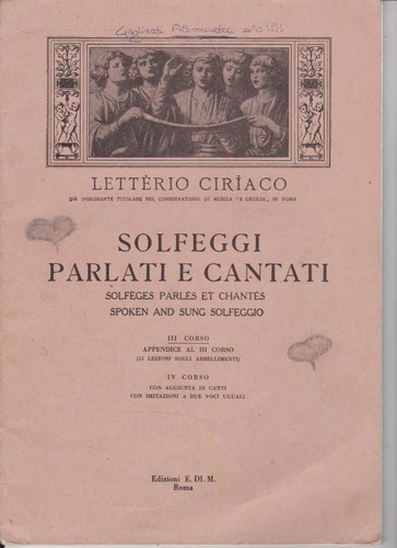 Solfeggi parlati cantati - solfeggi,