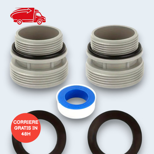 Kit adattatore tubo piscina - adattatore,