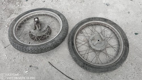 Coppia ruote gilera - coppia, giubileo