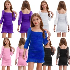 Abito bambina manica lunga