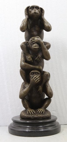 Scultura bronzo tre - scultura,