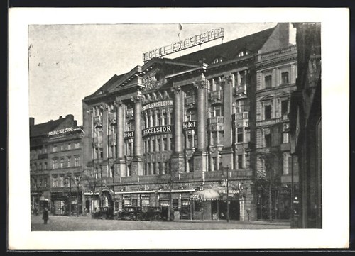 Cartolina berlino hotel - cartolina,