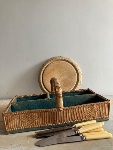 Antique cutlery tray