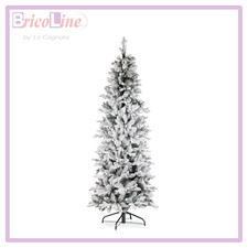 ALBERO DI NATALE INNEVATO SLIM