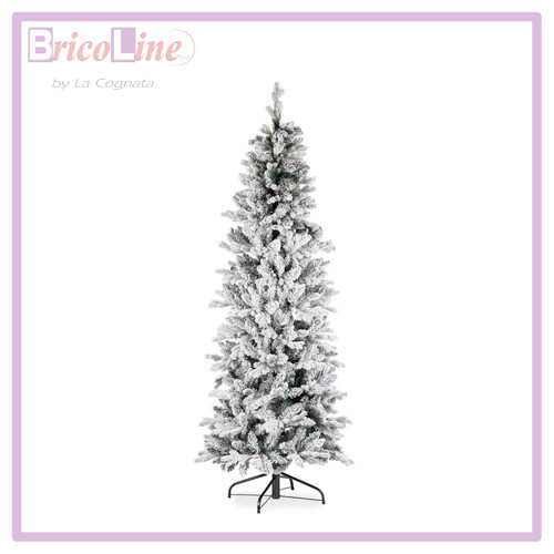 Albero natale innevato slim - albero, di