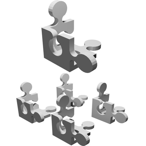 Cubo puzzle rompicapo stampato - rompicapo,