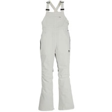 Burton Avalon Bib Sci Donna Pantaloni da Snowboard Neve Salopette Bianco