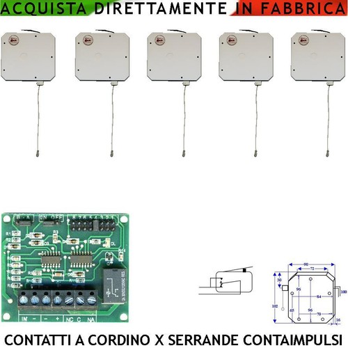 Sensore antifurto tapparella - sensore,