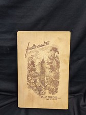 Scatola Zuegg frutta candita C & V Zuegg - scatola legno