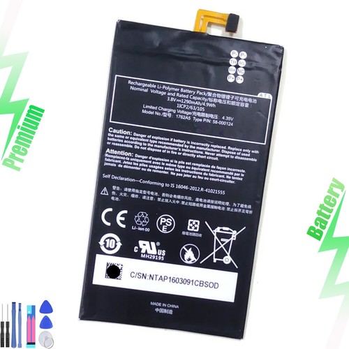 1762a5 batteria nuova - nuova, 1290mah