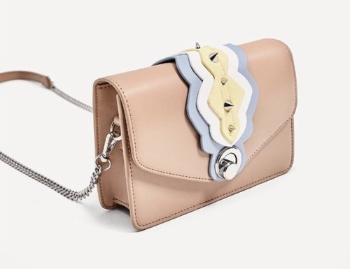 Borsa tracolla zara trf rosa - a,