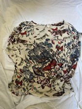 Top donna boho con volant a