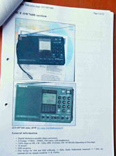 Sony ICF-SW7600 Ricevitore