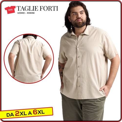 Camicia uomo taglie forti - camicia,
