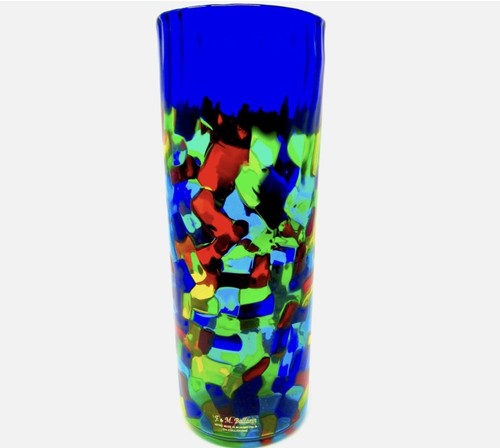 Raro vaso patchwork - patchwork, pezzato