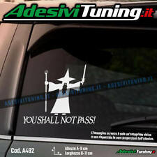Adesivo You Shall Not Pass (Gandalf) - Sticker Decal