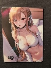 ASUNA YUUKI - SWORD ART ONLINE - SEXY WHITE LINGERIE -BIG BOOBS - SSP-14 - WAIFU