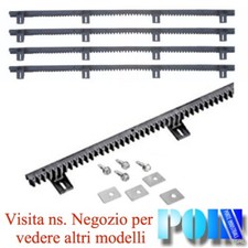 KIT ML 4 CREMAGLIERA IN PLASTICA CON ANIMA IN METALLO PESO ANTA FINO A 500 KG