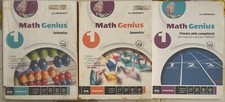 Math Genius Vol. 1 Aritmetica+Geometria+Palestra delle competenze di Anna Mont
