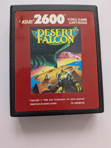 Atari 2600 desert falcon - desert,