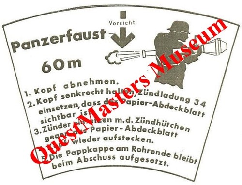 Adesivo testata panzerfaust - adesivo,