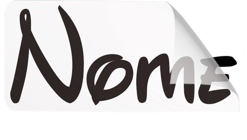 Adesivo nome personalizzato - personalizzato,