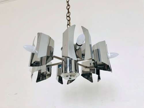Lampadario chandelier acciaio