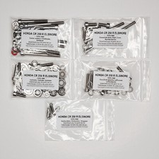 HONDA CR 250 R 1978 1979 1980 Kit viti brugola inox motore completo CR250 CR250R