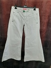 Phard jeans zampa molto larga sotto bootcut donna woman tg 46 sz 32 palazzo 