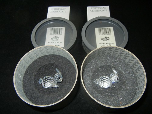 Swarovski lepre mini - lepre, sdraiato
