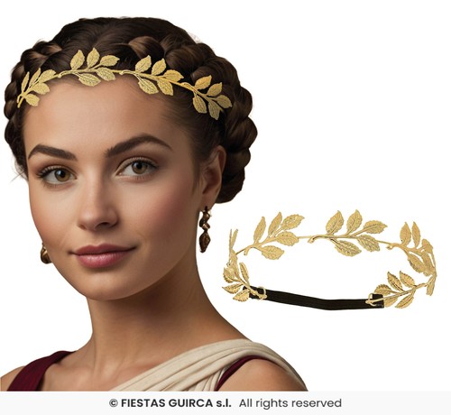 Corona alloro metallo - corona,