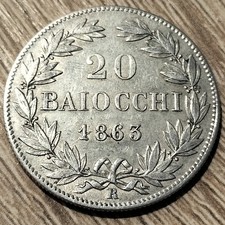 20 BAIOCCHI 1863 QSPL STATO