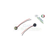 2 PEZZI Capsula Microfonica Microfono 4x1,5mm