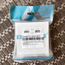 Presa elettrica a muro con 1 presa shuko e 2 porte usb per ricarica Smartphone