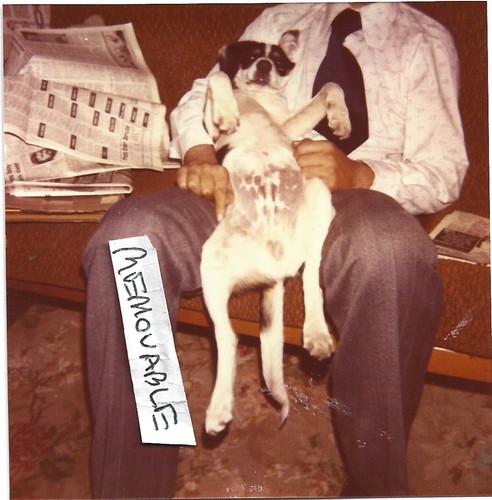 Old colour photo man - colour,