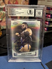 Bronson Reed Auto On Card