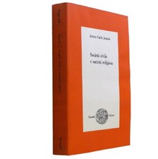 JEMOLO - SOCIETA' CIVILE E SOCIETA' RELIGIOSA COLORE - SAGGI 249 EINAUDI - ARANC