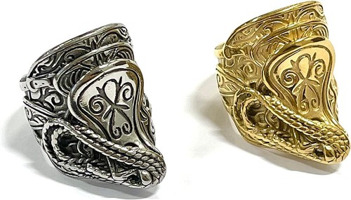 Anello sella acciaio - anello,