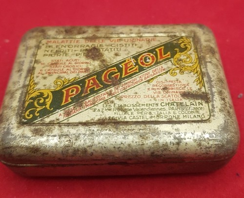 Pageol scatola scatolina latta - scatolina,