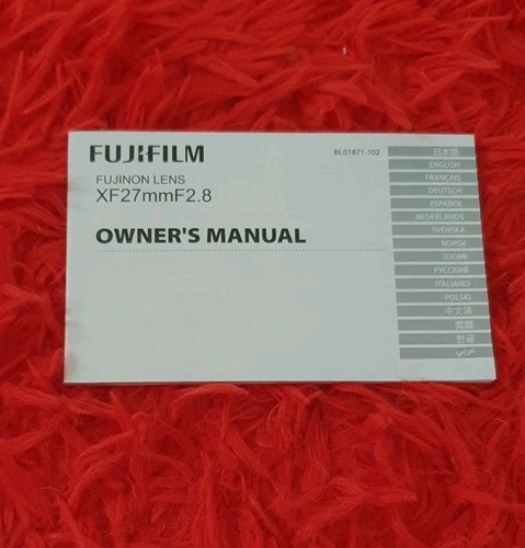 Fujifilm fujinon 27mm 8 - fujifilm, xf